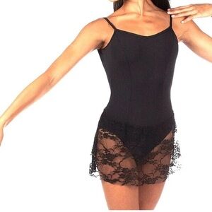 Capezio Black Lace Camisole Dance Dress